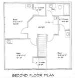Wildcat Village Apartments- Second Floor Plan
